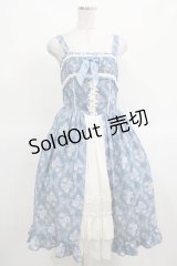 axes femme kawaii / クラシックローズジャンスカ M ブルー H-25-03-14-001-AX-OP-NS-ZH