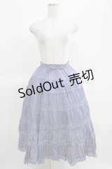 PINK HOUSE / ローズレースはしごリボンスカート Free ブルー H-25-03-14-024-LO-SK-NS-ZH