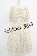 axes femme kawaii / クラシックローズワンピース M イエロー H-25-03-14-003-AX-OP-NS-ZH