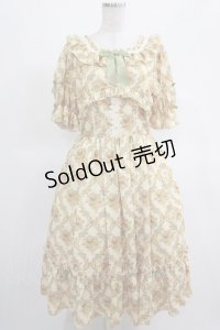 axes femme kawaii / クラシックローズワンピース M イエロー H-25-03-14-003-AX-OP-NS-ZH