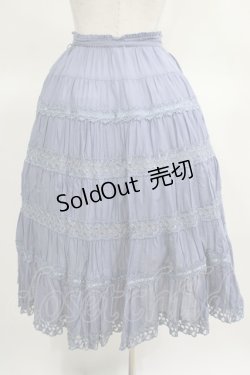 画像4: PINK HOUSE / ローズレースはしごリボンスカート Free ブルー H-25-03-14-024-LO-SK-NS-ZH