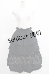 PINK HOUSE / お花モチーフスカート Free ブラック H-25-03-14-027-LO-SK-NS-ZH