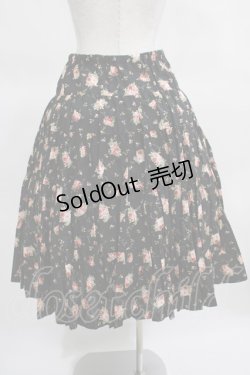 画像4: PINK HOUSE / ローズプリントスカート Free ブラック H-25-03-14-030-LO-SK-NS-ZH