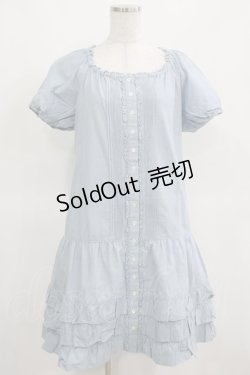 画像1: PINK HOUSE / ダンガリーワンピース Free ブルー H-25-03-14-033-LO-OP-NS-ZH