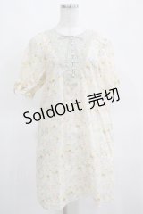 PINK HOUSE / ローズプリントワンピース    Free オフ/ミント H-25-03-14-036-LO-OP-NS-ZH