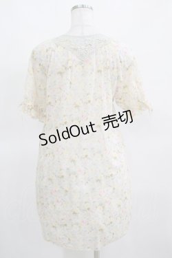 画像3: PINK HOUSE / ローズプリントワンピース    Free オフ/ミント H-25-03-14-036-LO-OP-NS-ZH