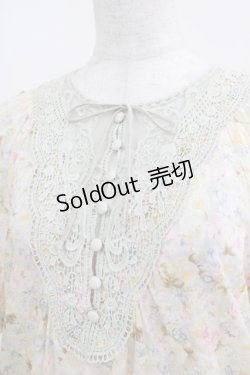 画像4: PINK HOUSE / ローズプリントワンピース    Free オフ/ミント H-25-03-14-036-LO-OP-NS-ZH