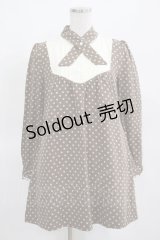 Ank Rouge / ドットワンピース M ブラウン H-25-03-14-040-CA-OP-NS-ZH