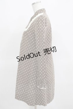画像2: Ank Rouge / ドットワンピース M ブラウン H-25-03-14-040-CA-OP-NS-ZH