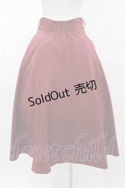 画像2: an another angelus / ローズアンティークベルト付きフレアースカート Free BORDEAUX H-25-03-14-1035-CA-SK-NS-ZH