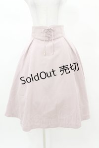 F&A / フロントレースアップフレアースカート Free PINK H-25-03-14-1038-LO-SK-NS-ZH