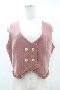 Forest Wardrobe（海外ロリータブランド） / 森林以北 ベスト 2XL あずきピンク H-25-03-14-1046-0-TO-NS-ZH