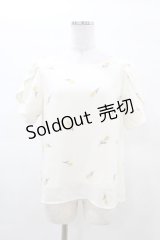 F i.n.t / チューリップ刺繍プルオーバー Free OFF WHITE H-25-03-14-1052-CA-TO-NS-ZH
