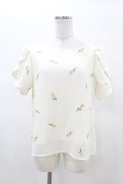 画像1: F i.n.t / チューリップ刺繍プルオーバー Free OFF WHITE H-25-03-14-1052-CA-TO-NS-ZH