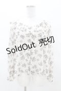 an another angelus / 花柄シフォンブラウス Free IVORY H-25-03-14-1053-CA-BL-NS-ZH