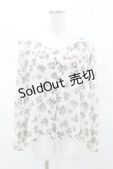 an another angelus / 花柄シフォンブラウス Free IVORY H-25-03-14-1053-CA-BL-NS-ZH