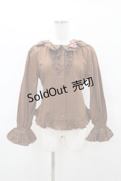 画像1: BABY,THE STARS SHINE BRIGHT / Pomme rougeブラウス Free ブラウン H-25-03-14-1054-BA-BL-NS-ZH