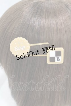 画像2: BABY,THE STARS SHINE BRIGHT / Merry Sweet Cookieヘアピン  ベージュ H-25-03-14-1006-BA-AC-NS-ZH
