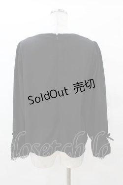 画像2: an another angelus / 袖レースブラウス Free ブラック H-25-03-14-1056-CA-BL-NS-ZH