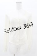 F&A / ローズボタンニットカーディガン Free OFF WHITE H-25-03-14-1058-LO-TO-NS-ZH