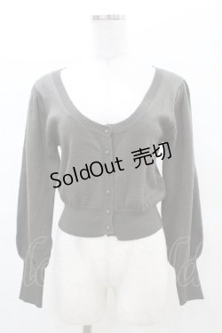 画像1: an another angelus / 深Uネックニットカーディガン Free DARKGREEN H-25-03-14-1060-CA-TO-NS-ZH