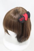 Angelic Pretty / Trio Heartクリップ  ブラック/レッド H-25-03-14-1008-AP-AC-NS-ZH