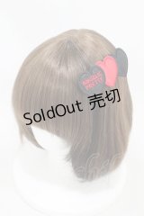 Angelic Pretty / Trio Heartクリップ  ブラック/レッド H-25-03-14-1008-AP-AC-NS-ZH