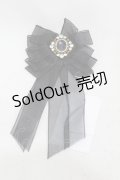Hoshibako Works / プリンセス・リュミエール ロゼットビジューブローチ  ブラック H-25-03-14-1009-0-AC-NS-ZH