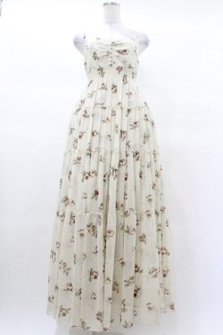 画像1: JESUS DIAMANTE / ディアマンテカリブマキシ 40 バルドー薔薇柄 H-25-03-14-1017-JE-OP-NS-ZH