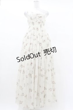 画像1: JESUS DIAMANTE / ディアマンテカリブマキシ 40 バルドー薔薇柄 H-25-03-14-1017-JE-OP-NS-ZH