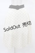 an another angelus / ドット柄サーキュラースカート Free OFF WHITE H-25-03-14-1034-CA-SK-NS-ZH