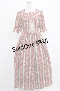 axes femme kawaii / ローズベリーガーデンワンピ M レッド H-25-03-14-005-AX-OP-NS-ZH