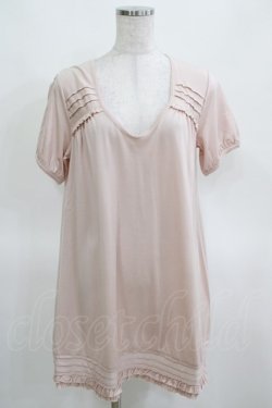 画像1: PINK HOUSE / フリルチュニック Free ピンク H-25-03-14-054-LO-TO-NS-ZH