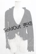 PINK HOUSE / フリルニットボレロ Free ブラック H-25-03-14-055-LO-TO-NS-ZH