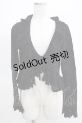 PINK HOUSE / フリルニットボレロ Free ブラック H-25-03-14-055-LO-TO-NS-ZH