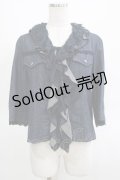 PINK HOUSE / ドットチュールフリルボレロ L インディゴ H-25-03-14-064-LO-TO-NS-ZH