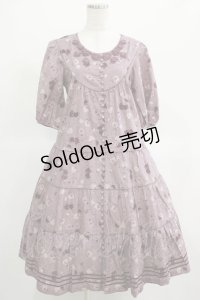 PINK HOUSE / ローズプリントワンピース    Free ラベンダー H-25-03-14-012-LO-OP-NS-ZH