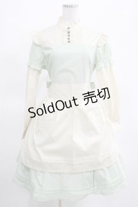 フェリシモ / 世界の童話を楽しむコスチュームセットの会/不思議の国のアリス サイズ4 ミント/アイボリー H-25-03-14-014-LO-OP-NS-ZH