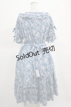 画像3: axes femme kawaii / クラシックローズワンピース M ブルー H-25-03-14-002-AX-OP-NS-ZH