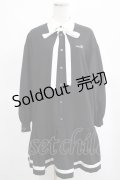 MILK / Ribbon Tieワンピース  ブラック H-25-03-15-027-ML-OP-KB-ZH