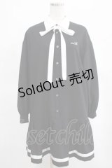 MILK / Ribbon Tieワンピース  ブラック H-25-03-15-027-ML-OP-KB-ZH