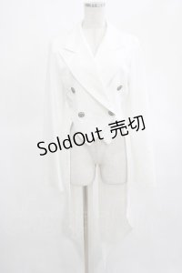 ATELIER BOZ / クレイモア燕尾ジャケット  白 H-25-03-15-032-EL-JA-KB-ZH