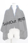 Qutie Frash / メッシュ切替ポンチョ  黒×青 H-25-03-15-036-QU-JA-KB-ZH