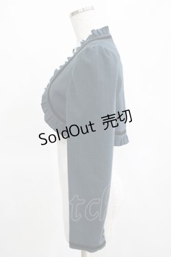 画像2: BPN / サーカス刺繍フリルジャケット  青 H-25-03-15-043-GO-JA-KB-ZH