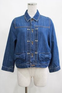 Candy Stripper / LOVELESS DENIM JACKET 2 青 H-25-03-15-045-PU-JA-KB-ZH