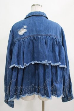 画像3: Candy Stripper / BACK FRILL JACKET  ブルー H-25-03-15-046-PU-JA-KB-ZH