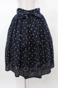 Jane Marple / Sprinkled flowers wrapped skirt Free ネイビー H-25-03-15-1032-JM-SK-NS-ZH