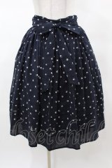 Jane Marple / Sprinkled flowers wrapped skirt Free ネイビー H-25-03-15-1032-JM-SK-NS-ZH