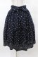 画像1: Jane Marple / Sprinkled flowers wrapped skirt Free ネイビー H-25-03-15-1032-JM-SK-NS-ZH (1)