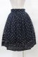画像2: Jane Marple / Sprinkled flowers wrapped skirt Free ネイビー H-25-03-15-1032-JM-SK-NS-ZH (2)